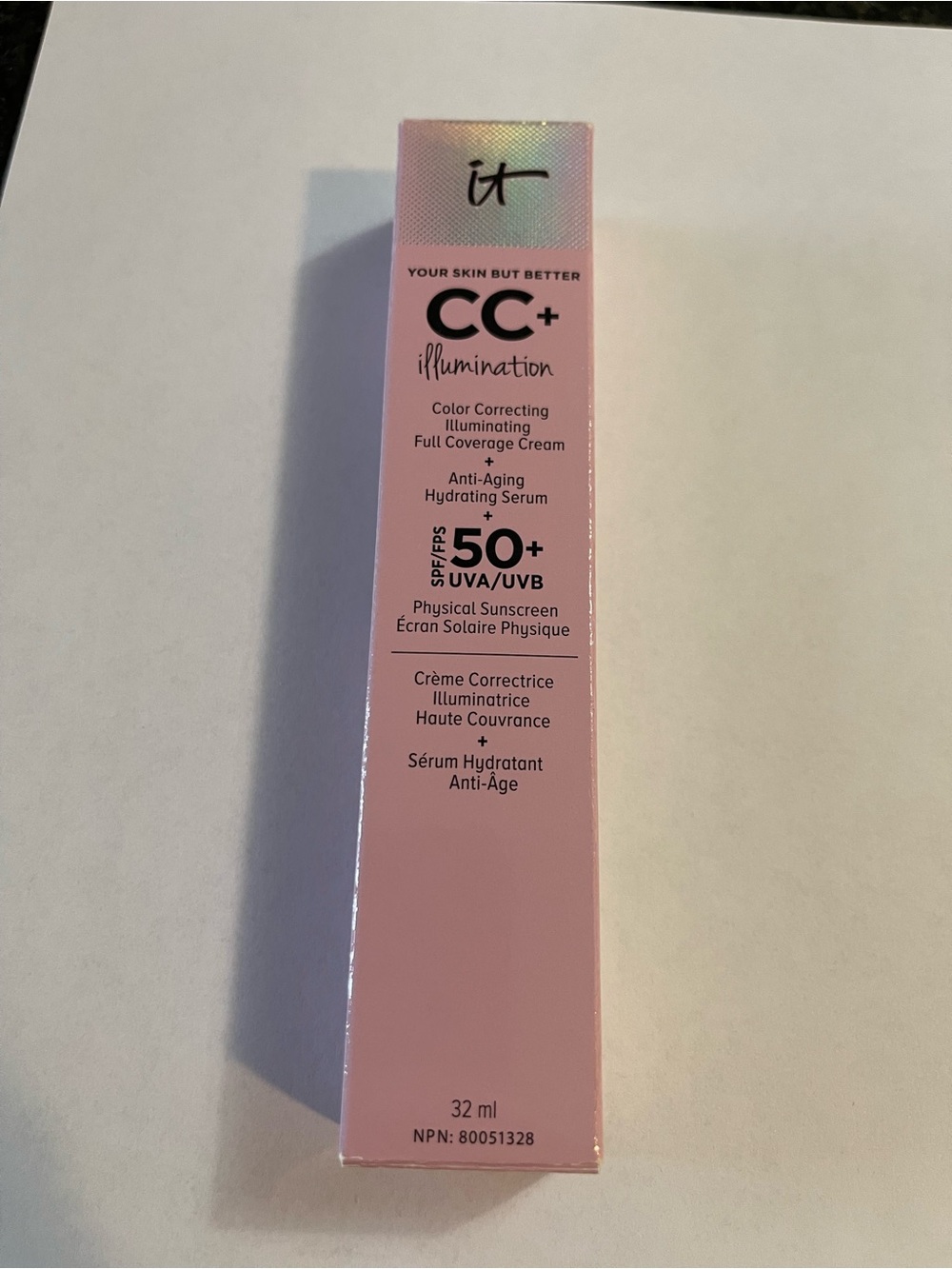 IT Cosmetics CC+ Illumination color correcting full coverage cream 50 SPF